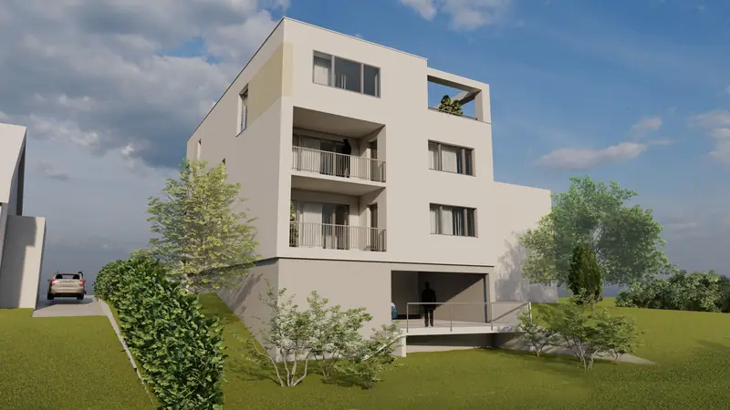 Vizualizace – vila dům ve Zlíně, Podhoří